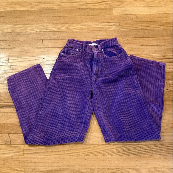 BDG Purple Corduroy High-Rise Baggy Pants – Size 25 - Picture 5 of 5